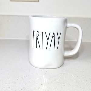 Rae Dunn Mug. Artisan Collection by Magenta. "Friyay"